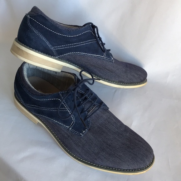 Steve Madden Stoker denim Oxford style shoes, 10